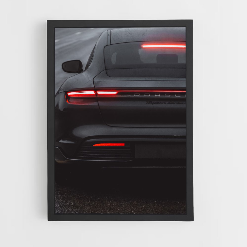 Poster Taycan turbo gt élégant – affiche Porsche (vue 2)